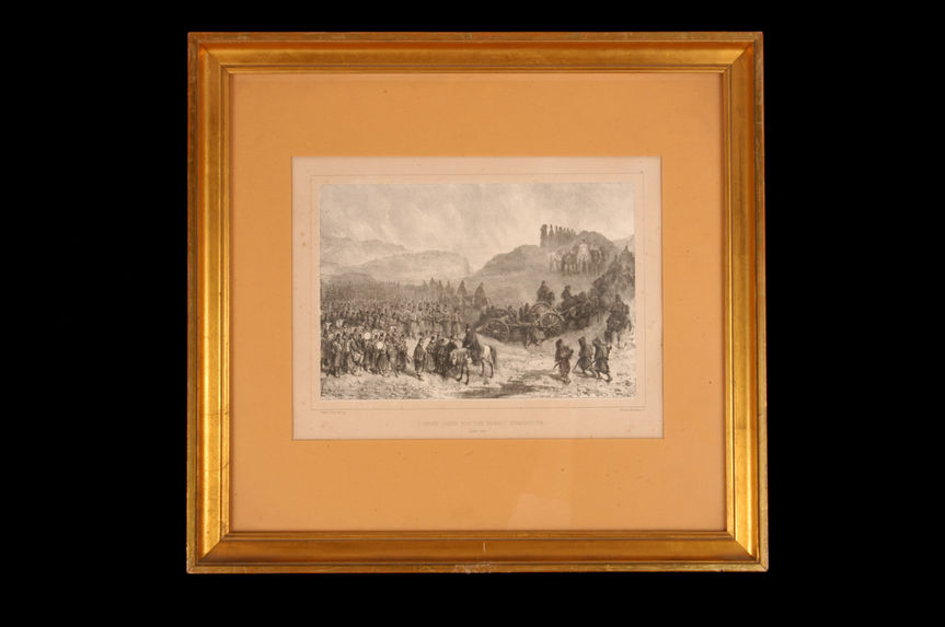 L'armée prend position devant Constantine. Octobre, 1837