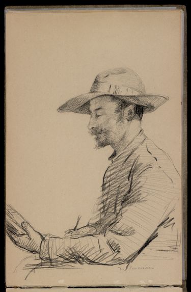 Sans titre [Carnet de dessins n° 8 de la Mission Brazza (1887-1888)]