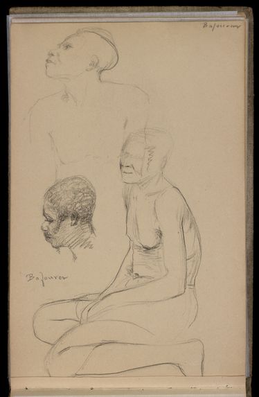 Sans titre [Carnet de dessins n° 8 de la Mission Brazza (1887-1888)]