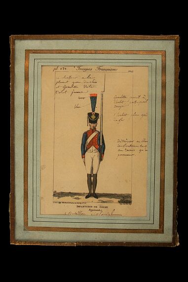 Troupes Françaises […] Infanterie de Ligne Regiment 1 Bataillon Colonial