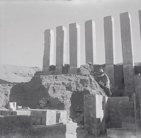 Temple de Mareb : colonnades