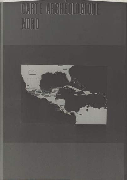 Exposition Les chefs-d'oeuvre de l'Amérique précolombienne : carte archéologique d'Amérique du Nord et d'Amérique centrale