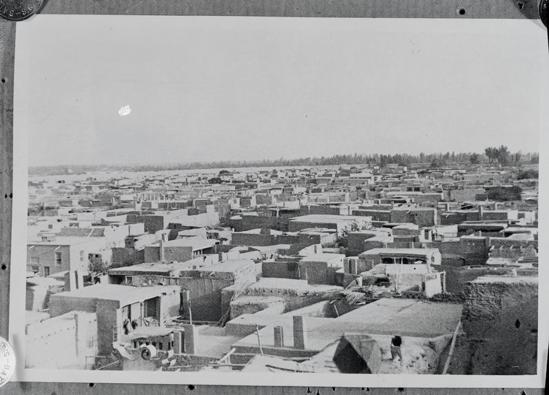 Les toits de la ville de Kashgar
