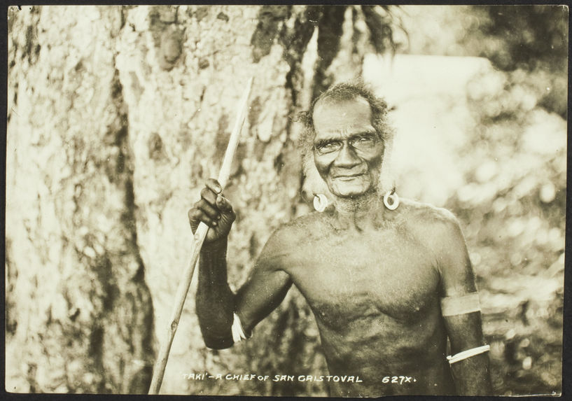 &quot;Taki&quot; - A chief of San Cristoval - Solomons