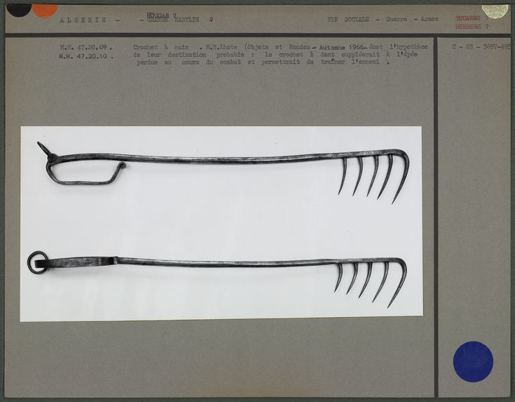 Crochet à main ou arme touareg