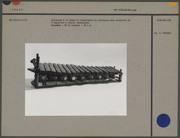 Xylophone à 18 lames et résonateurs