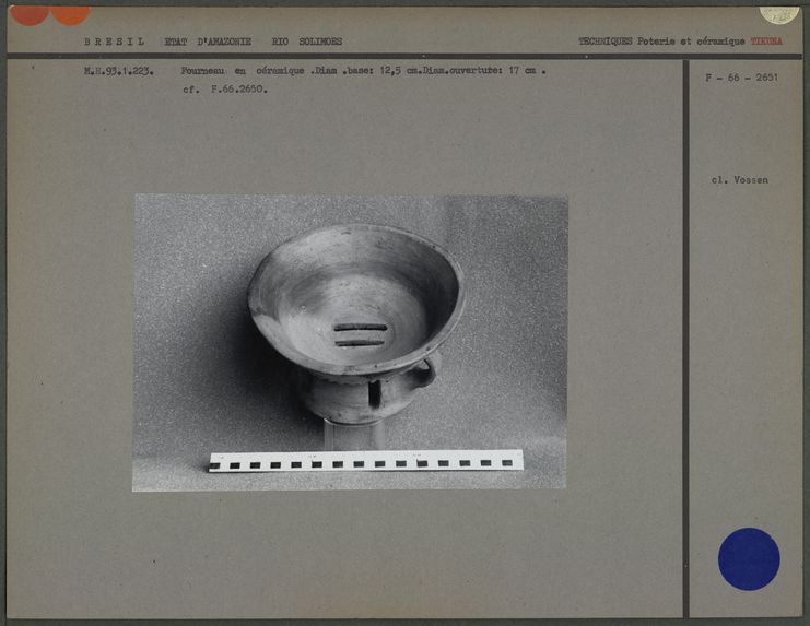 Fourneau en céramique (face interne)