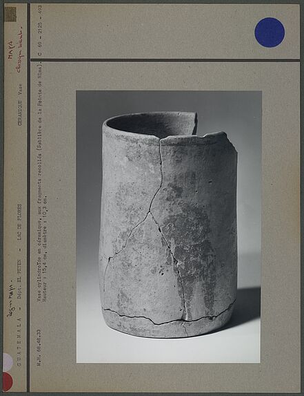 Vase cylindroïde en céramique