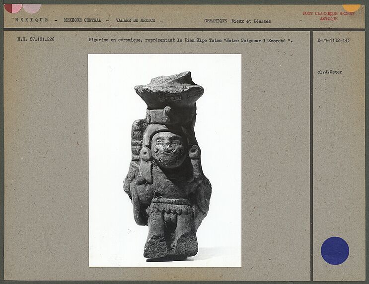 Figurine en céramique, Dieu Xipe Totec