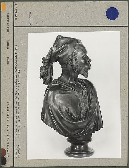 Buste en bronze exécuté par Cordier