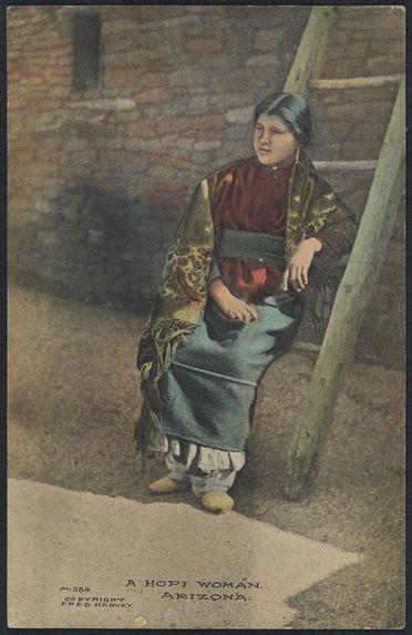 A Hopi woman, Arizona