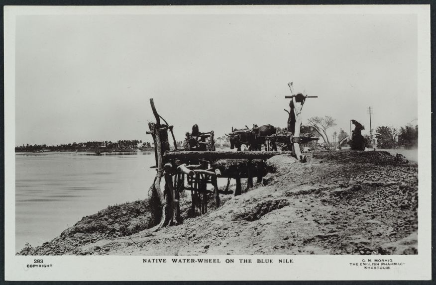 Native water-wheel on the Blue Nile