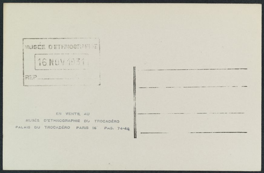 Océanie - Ile de Pâques. Personnage masculin