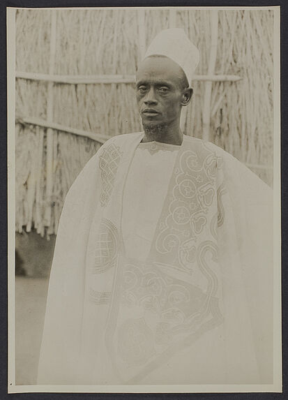 Amadou Bari, chef de canton peul, Timbo, Guinée