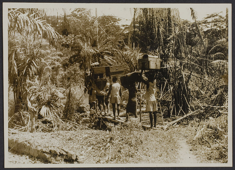 En route. Mission IFAN Dekeyser-Holas au Libéria en 1948