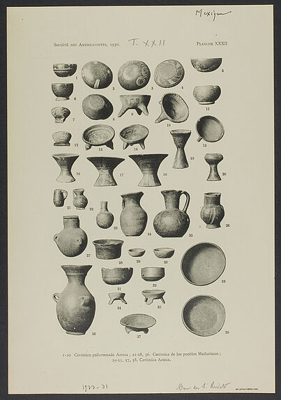Ceramica policromada Azteca. Ceramica de los pueblos Matlazincas. Ceramica Azteca