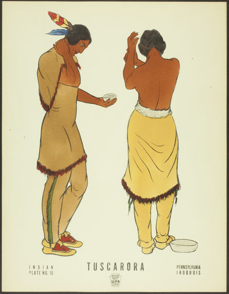Plate No.10. Indian. Tuscarora. Pennsylvania, Iroquois