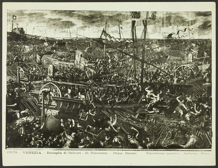 Battaglia di Salvatore. D. Tintoretto [tableau]