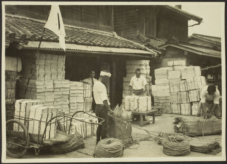 Fabrication du papier japonais