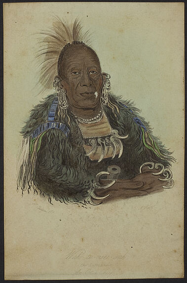 Wah-ro-nee-sah - The Surrounder - An Ottoe chief
