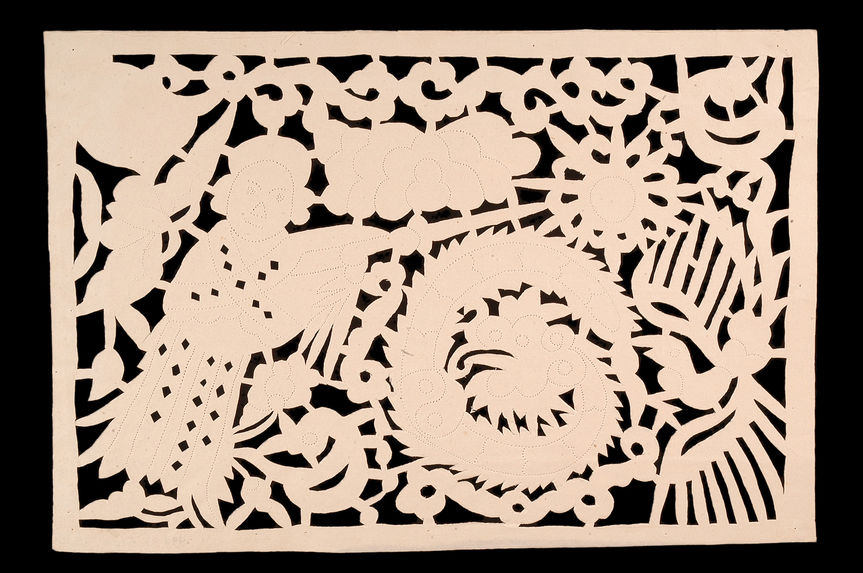 Motif de broderie, thème mythique