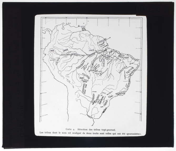 Distribution des tribus Tupi-Guarani