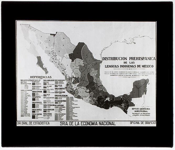 Carte linguistique du Mexique précolombien