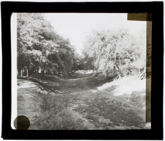 Le lit du Rio Salado, à sec