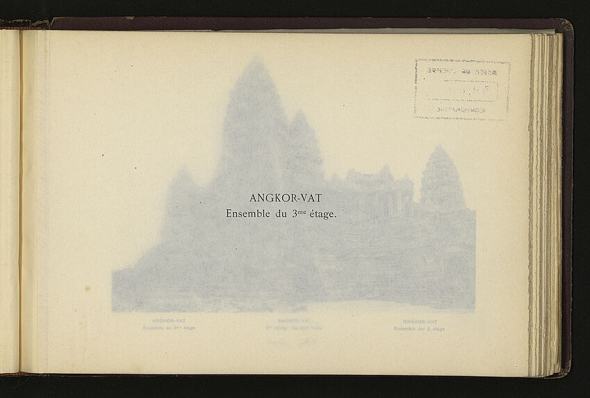 Angkor-Vat : ensemble troisième étage