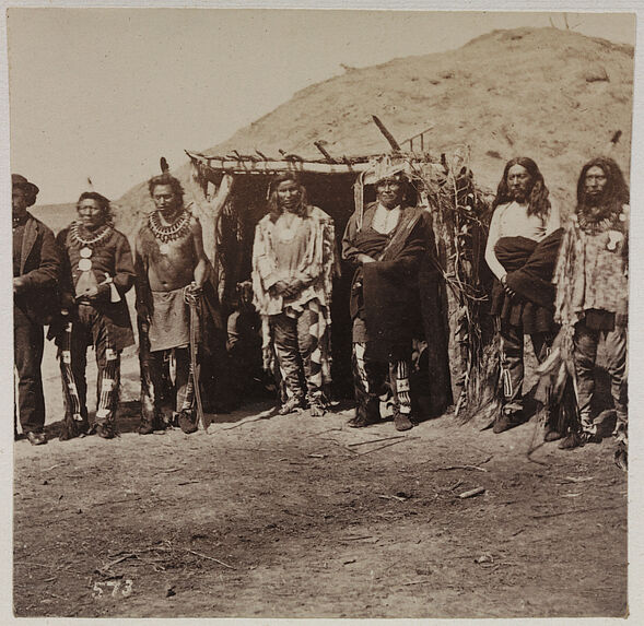 Groups of the head men of the tribe