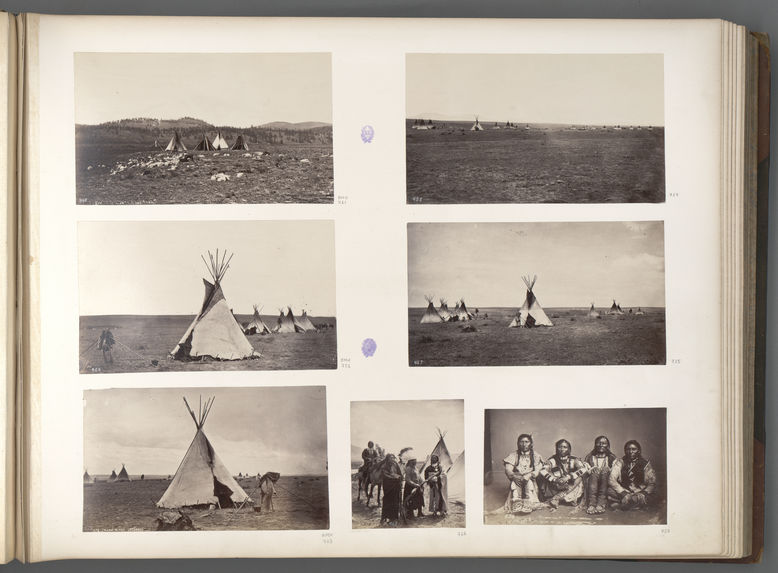 Encampment of Ute Indians, near Denver