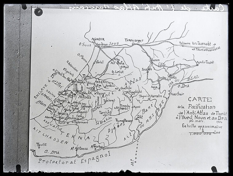 Carte de la Pacification de l'Anti Atlas