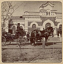 Station Kourgane [calèche devant la gare de Kourgane]