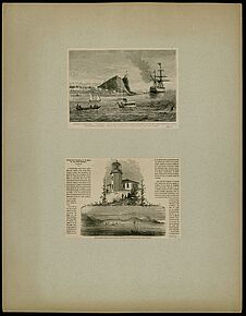 Vue du cap et du phare Saint-Jacques - Premier phare construit sur la côte de…