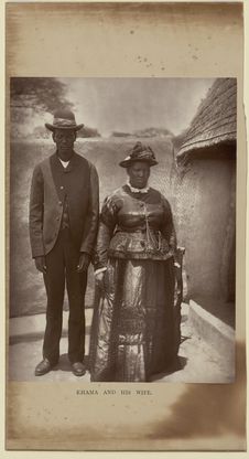 Khama and his wife