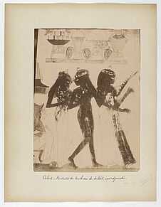 Thèbes. Danseuses du tombeau de Nakht, XVIIIe dynastie