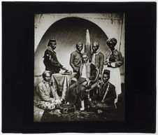 Le Pahanbahan ou sultan avec ses ministres
