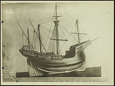 Caravelle vers 1500. Musée Naval. Venise [maquette]