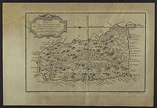 Carte de l'Isle de Sainte Lucie