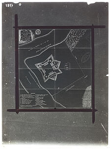 Plan du fort Le Quesne