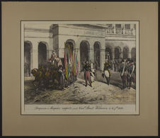 Drapeaux de Mogador rapportés par le Com[manda]nt Bouët Willaumez  2 7bre 1844
