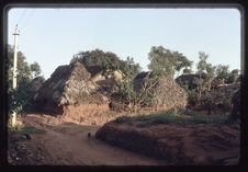 Auroville, huttes tamoules
