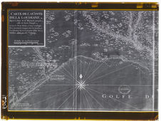 Carte de la côte de la Louisiane - Golfe du Mexique