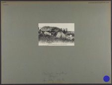 Monuments mégalithiques. Mayenne : Sainte-Suzanne, dolmen des Erves