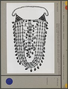 Grand collier-plastron en argent