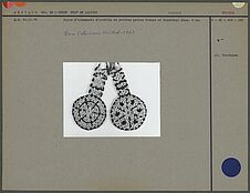 Paire d'ornements d'oreille