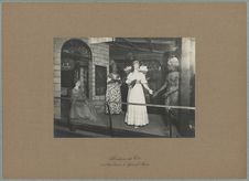 Diorama de l'Impératrice Joséphine et la diseuse d'avenir