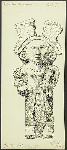 Fig. 17. Mexique. Aztèque. Statue de la déesse Xochiquetzal