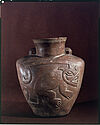 Vase en céramique à col bas