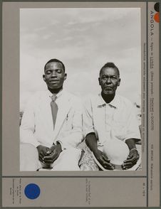 Le tshokwe Paul et son oncle le chef Txilonda